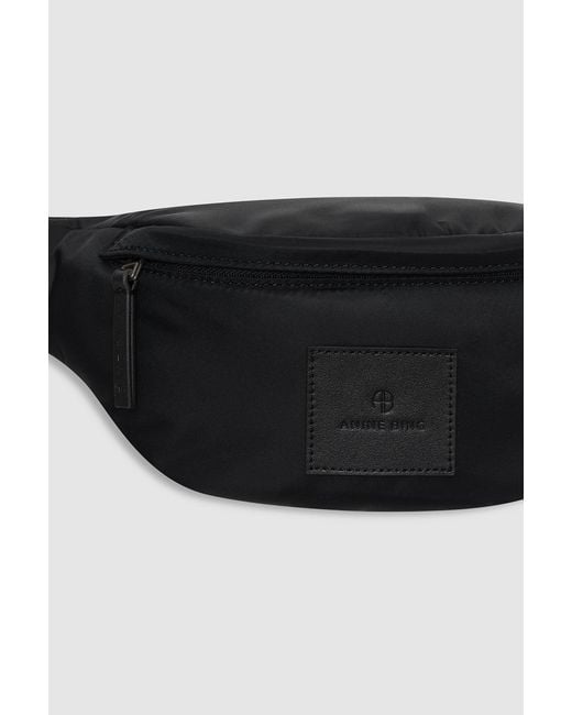 Anine Bing Black Leon Small Waist Bag Nylon