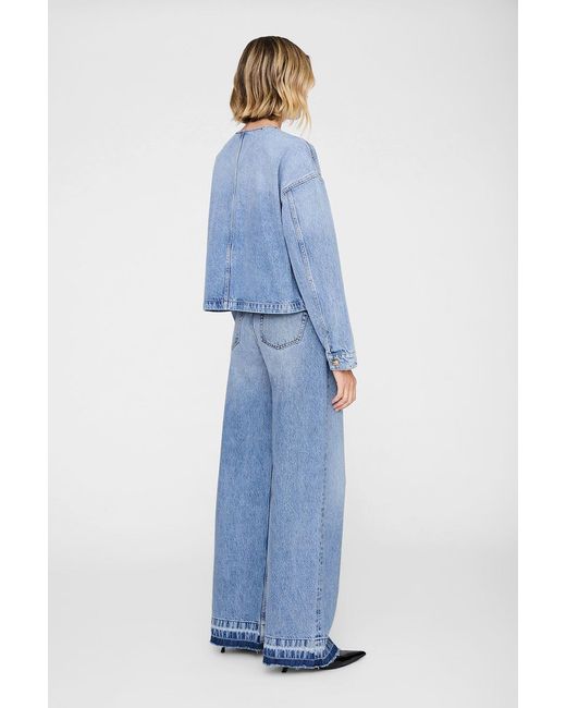 Anine Bing Blue Blanche Jacket