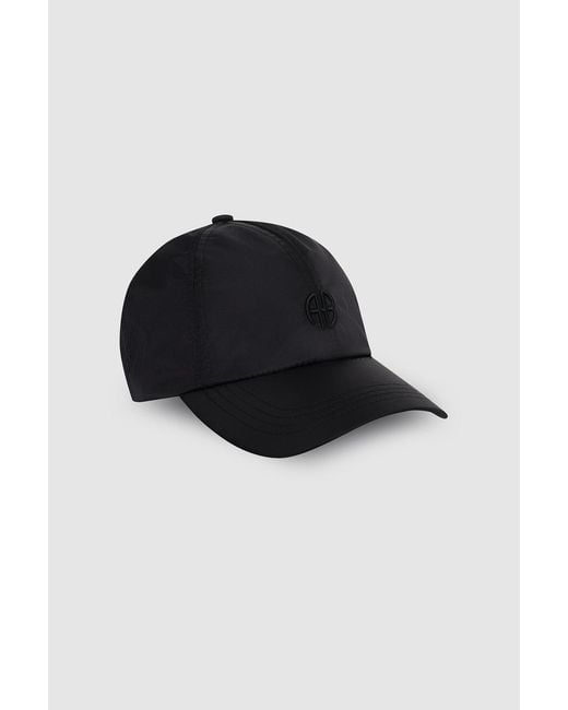 Anine Bing Black Jeremy Baseball Cap Ab Nylon