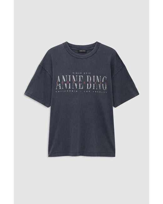 Anine Bing Red Cade Tee Sport Club