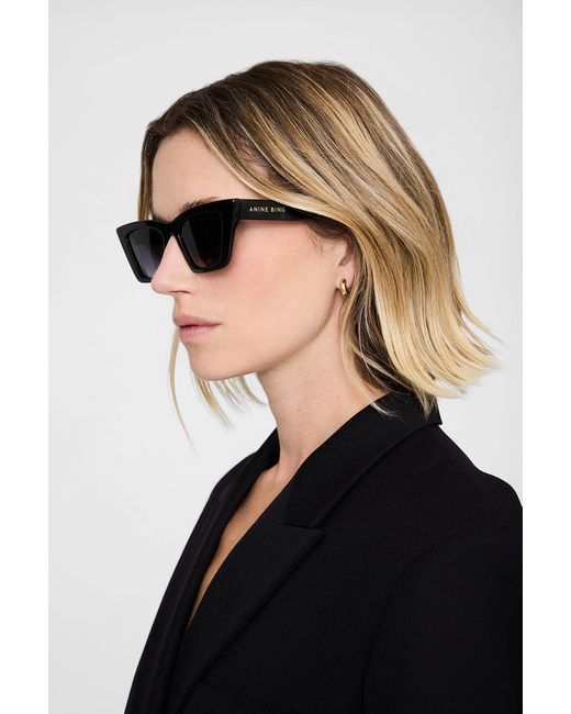 Anine Bing Blue Lille Sunglasses