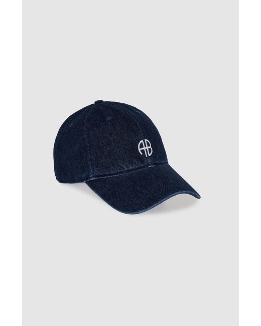 Anine Bing Blue Jeremy Baseball Cap Ab