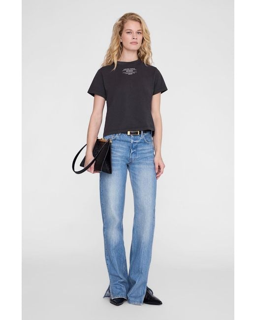 Anine Bing Blue Shelley Tee Studio
