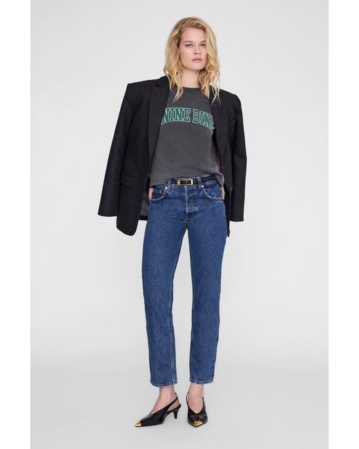 Anine Bing Blue Shelley Tee