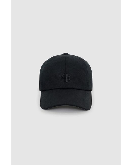 Anine Bing Black Jeremy Baseball Cap