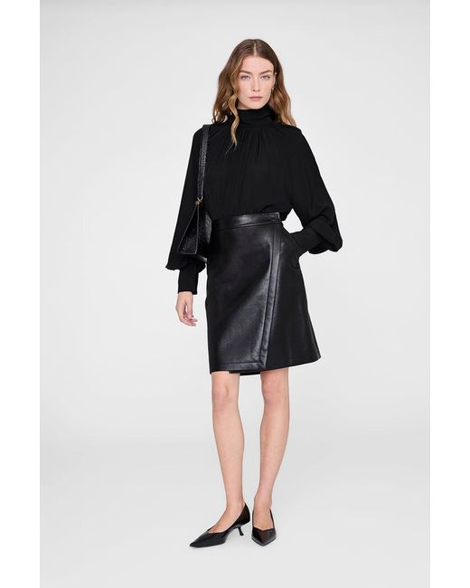 Anine Bing Black Alanis Skirt