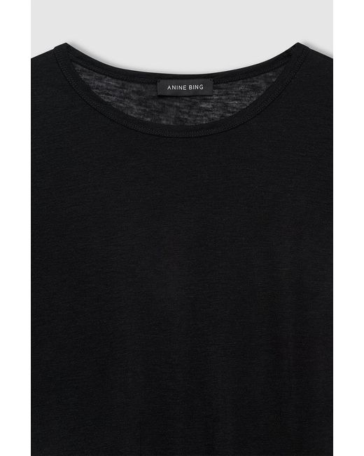 Anine Bing Blue Sylvie Long Sleeve Tee