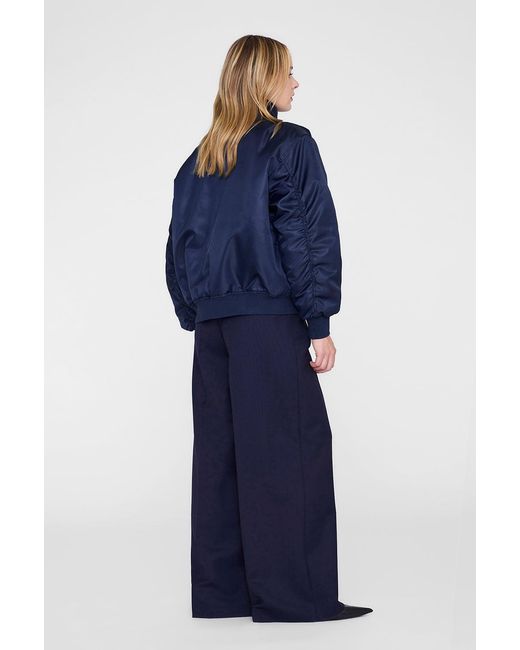 Anine Bing Blue Leon Bomber