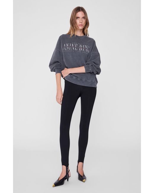 Anine Bing Blue Miles Sweatshirt Sport Club