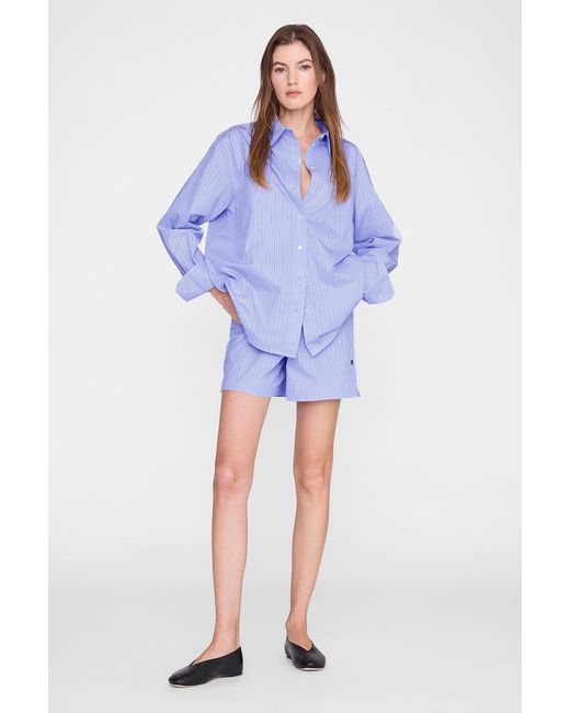 Anine Bing Blue Ramy Short