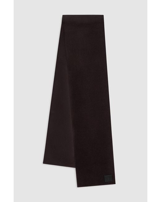 Anine Bing Black Ava Scarf