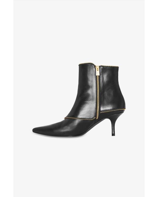 anine bing black boots