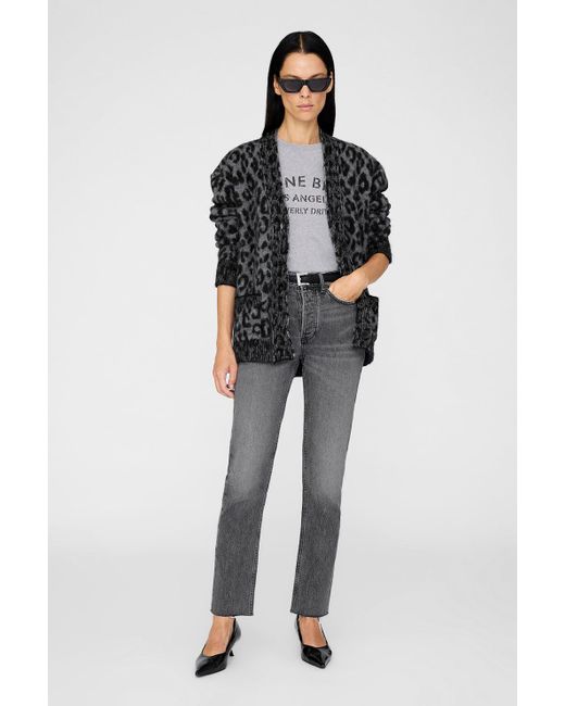 Anine Bing Black Banks Cardigan