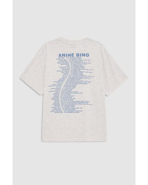 Anine Bing Multicolor Cade Tee Wave