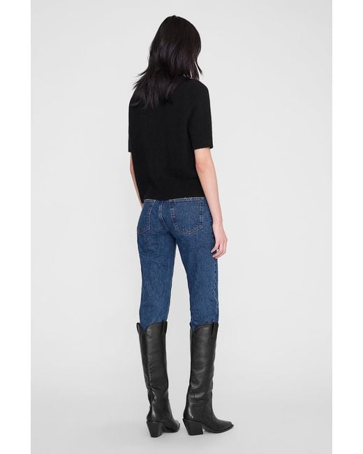 Anine Bing Black Jackson Sweater