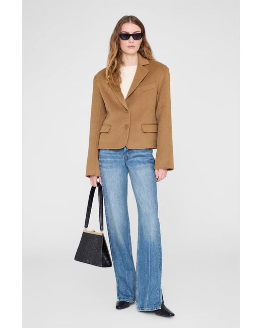 Anine Bing Blue Etienne Blazer