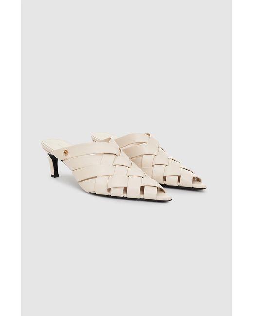 Anine Bing White Eve Mules