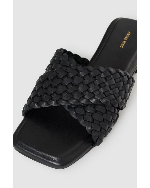 Anine Bing Multicolor Ria Slides Braided