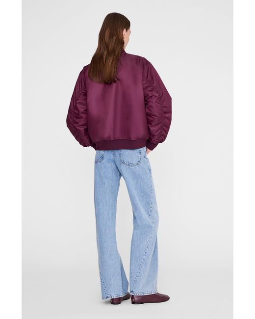 Anine Bing Red Leon Bomber