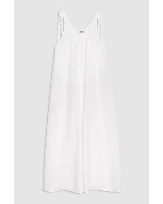 Anine Bing White Flora Dress