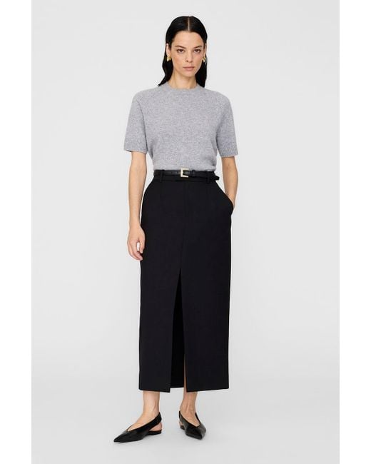 Anine Bing White Meredith Skirt