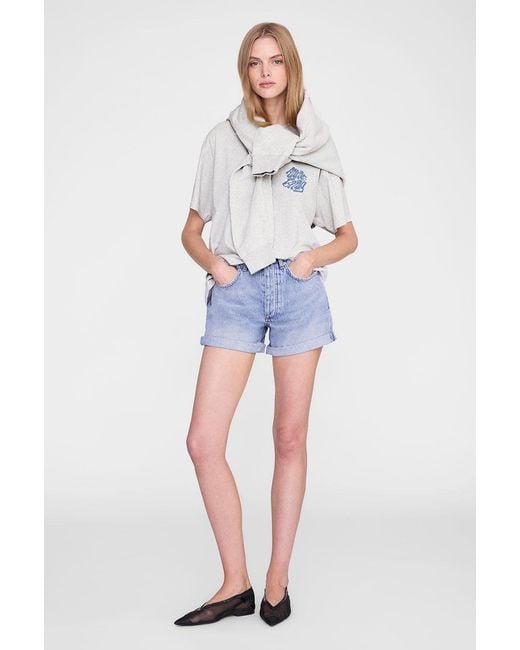 Anine Bing Multicolor Cade Tee Wave