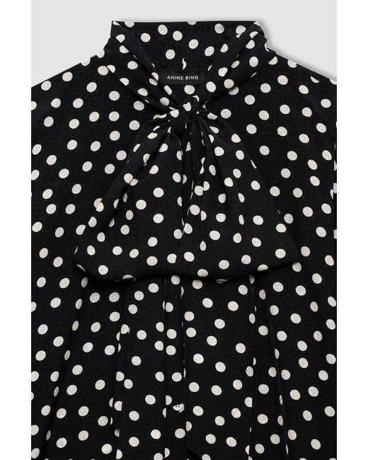 Anine Bing Black Ruby Shirt