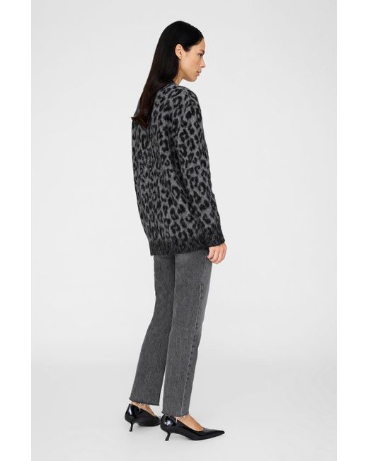 Anine Bing Black Banks Cardigan