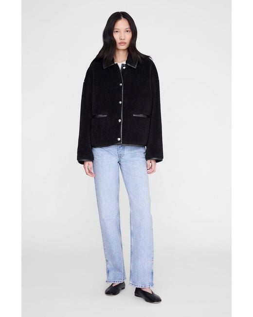 Anine Bing Blue Camden Jacket