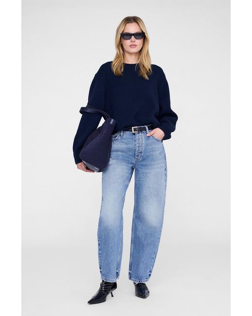 Anine Bing Blue Roni Sweater
