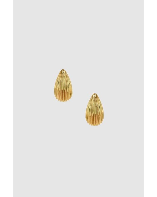 Anine Bing Multicolor Ribbed Drop Earrings