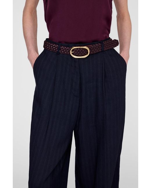 Anine Bing Multicolor Signature Link Belt Braided