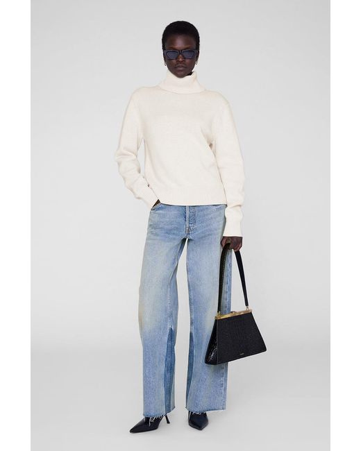 Anine Bing Blue Idra Sweater