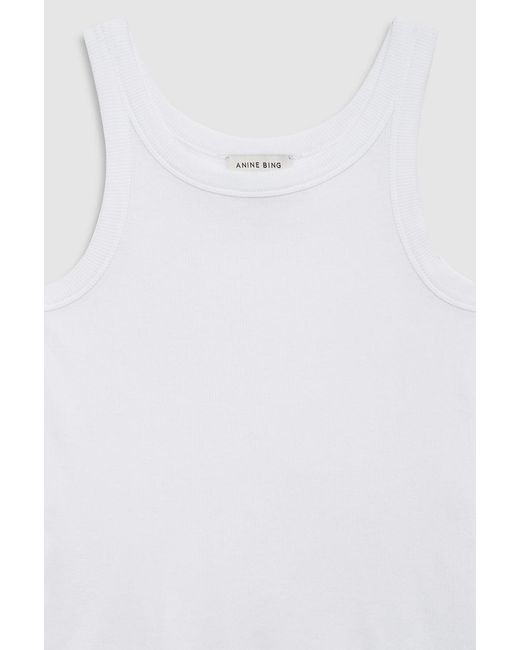 Anine Bing Blue Sixtine Tank Top