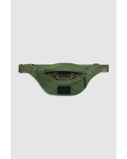 Anine Bing Green Leon Small Waist Bag Nylon