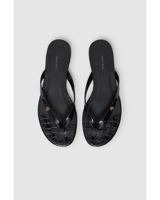 Anine Bing Multicolor Noelle Thong Sandals