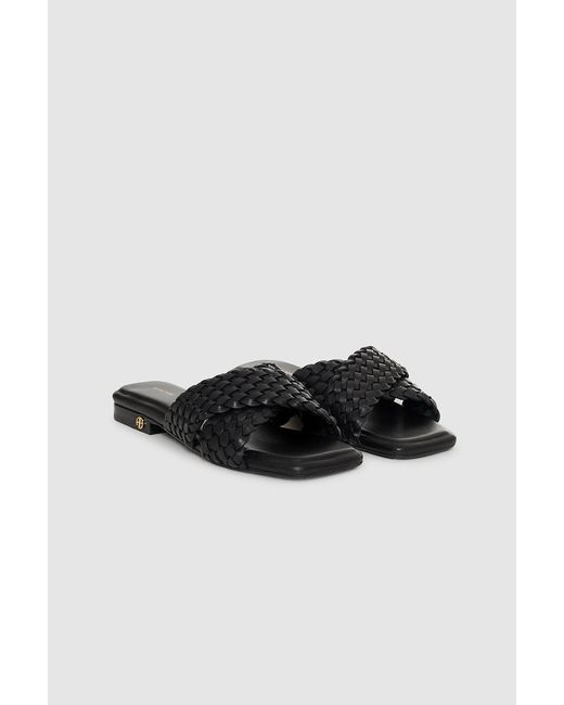 Anine Bing Multicolor Ria Slides Braided