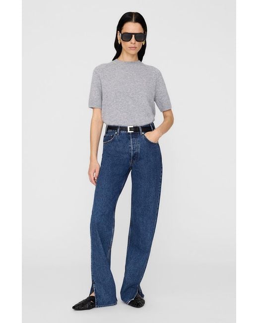Anine Bing Blue Jackson Sweater