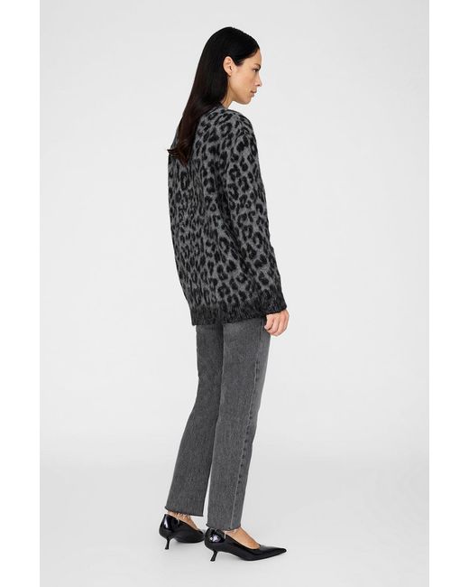 Anine Bing Black Banks Cardigan
