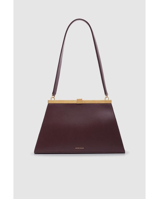 Anine Bing Purple Anine Bag Smooth Leather