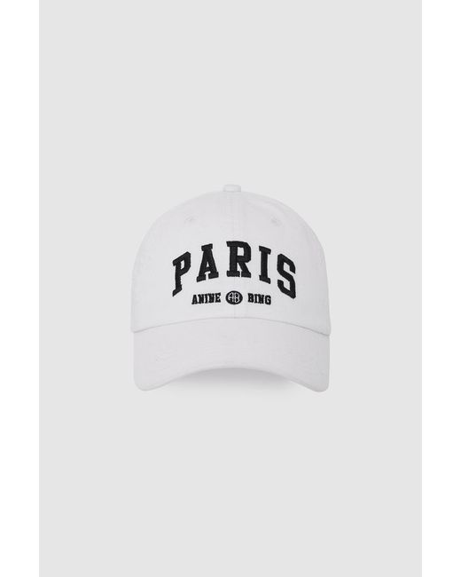 Anine Bing Blue Jeremy Baseball Cap Paris University