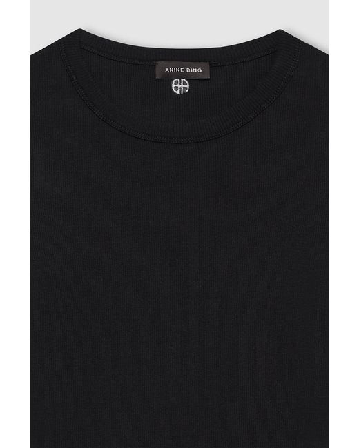 Anine Bing Blue Sixtine Tee Short Sleeve