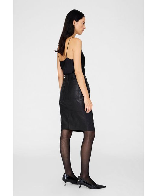 Anine Bing Black Zaire Skirt