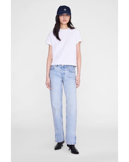 Anine Bing Blue Jeremy Baseball Cap Ab