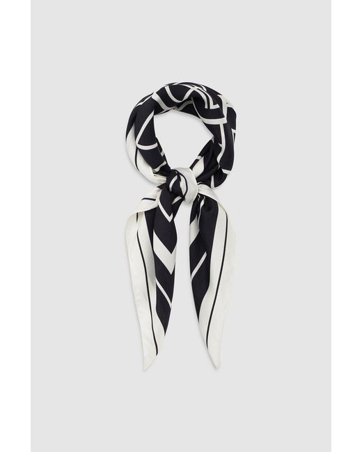 Anine Bing Black York Scarf Ab