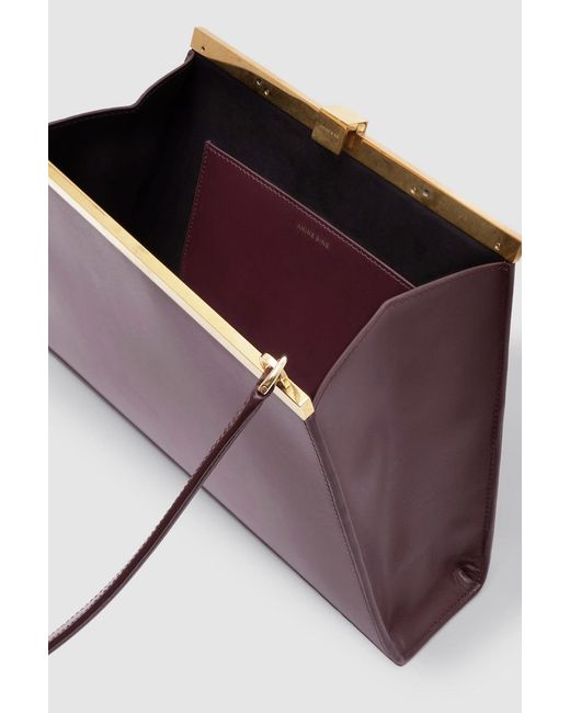 Anine Bing Purple Anine Bag Smooth Leather
