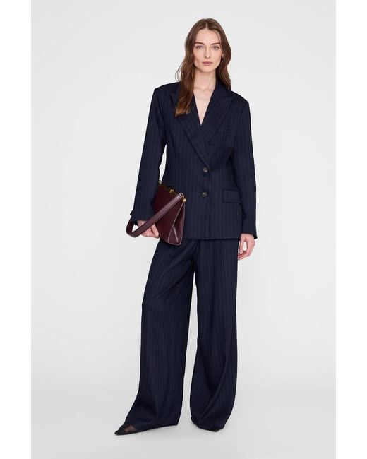 Anine Bing Blue Aretha Blazer