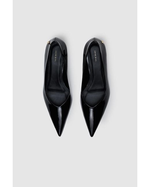 Anine Bing Black Hilda Pumps