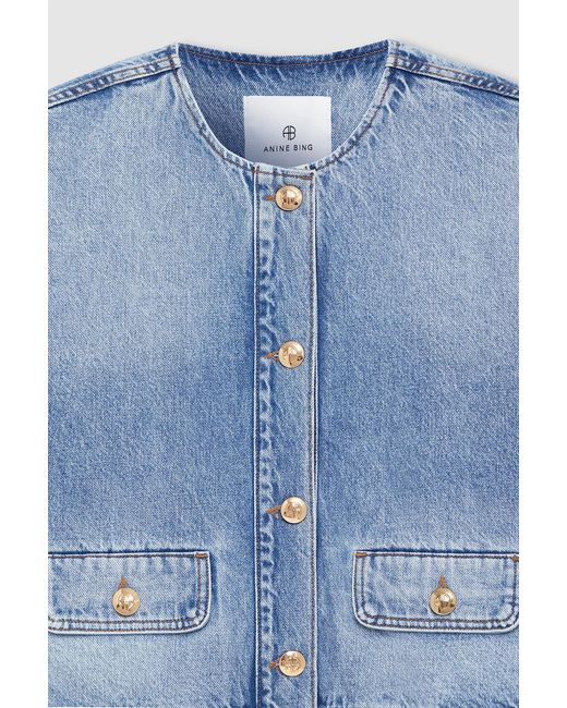 Anine Bing Blue Blanche Jacket