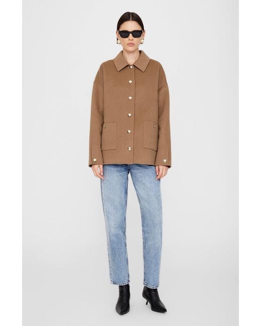 Anine Bing Blue Luca Jacket